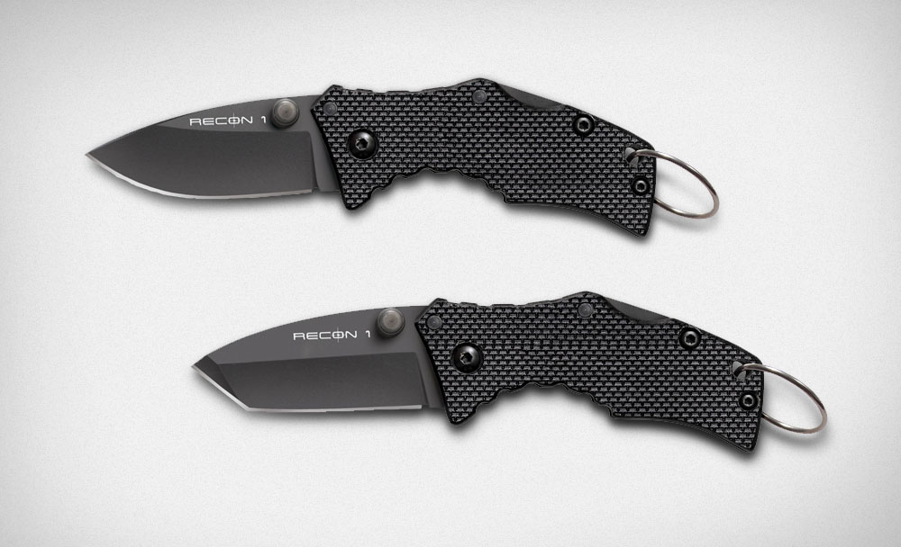 Cold Steel Micro Recon 1 (Top: Spear Point | Bottom: Tanto Point)